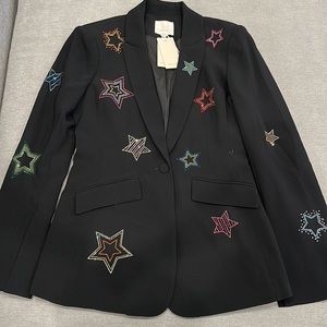 Cinq a Sept Cheyenne Beaded Star Blazer